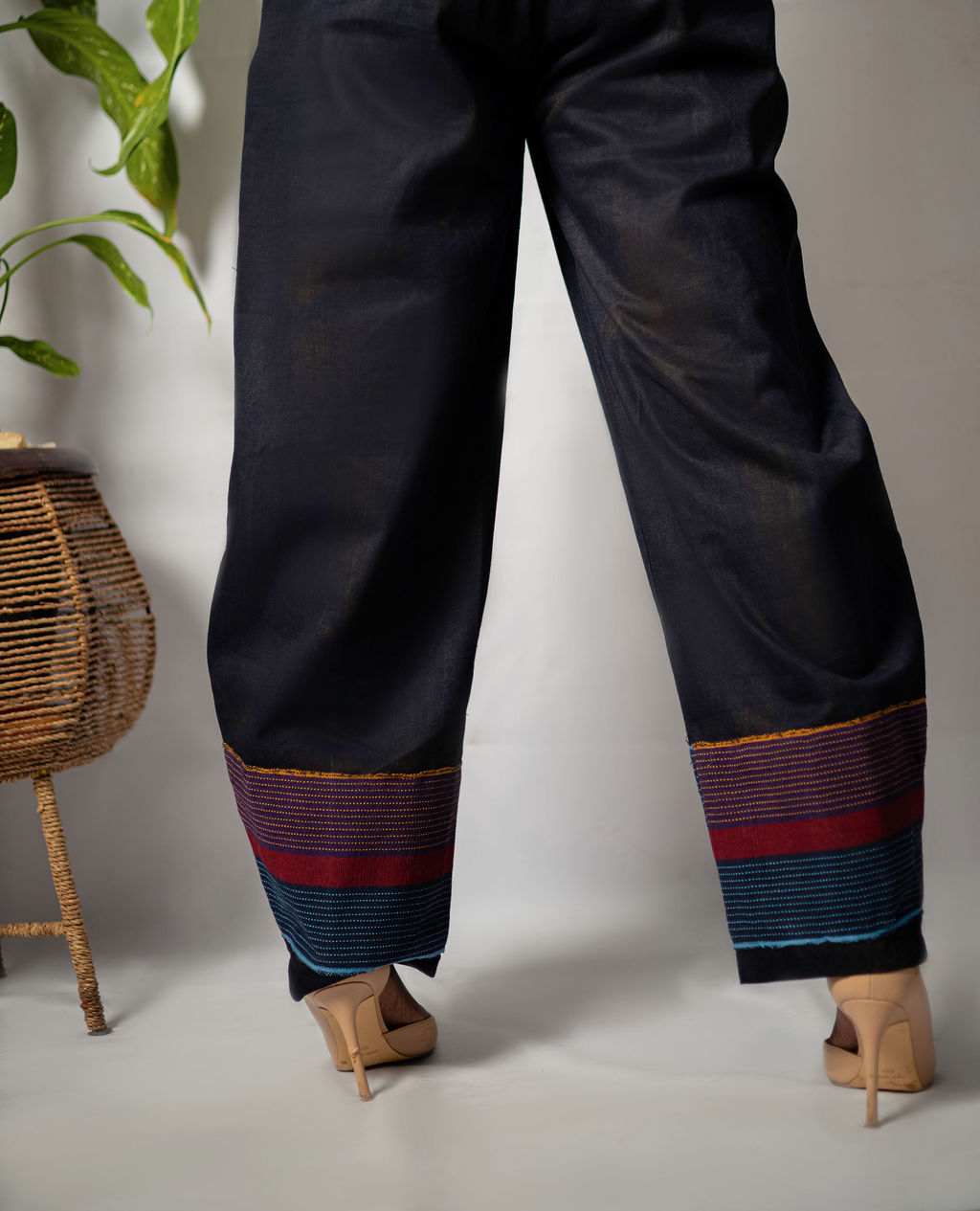 The Aso-Oke Cuff Tailored Pants - Image 4